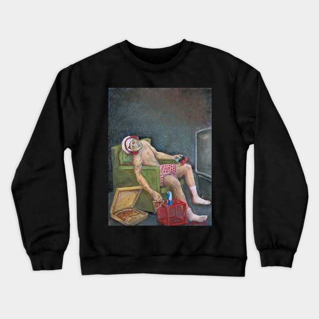 Marat Has Left The Game Crewneck Sweatshirt by LouiseSullivanArt